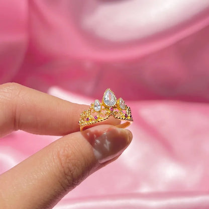 Viral Rapunzel Crown Ring