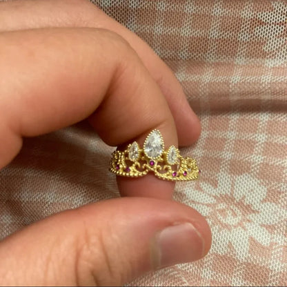 Viral Rapunzel Crown Ring